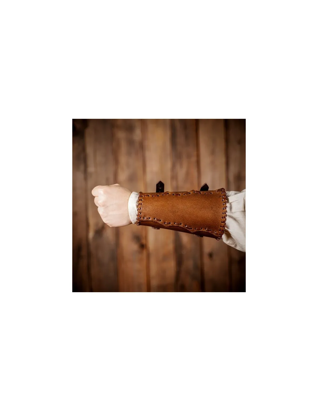 Brazaletes medievales hechos a mano The Woodsman