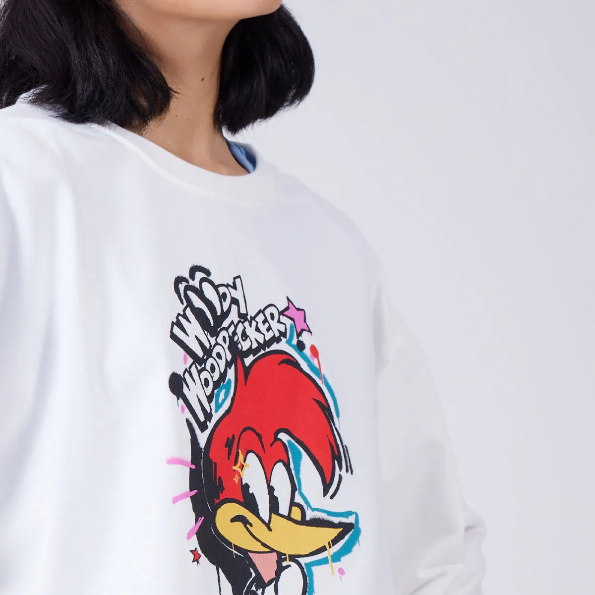 Buzo Con Estampado De Pájaro Loco