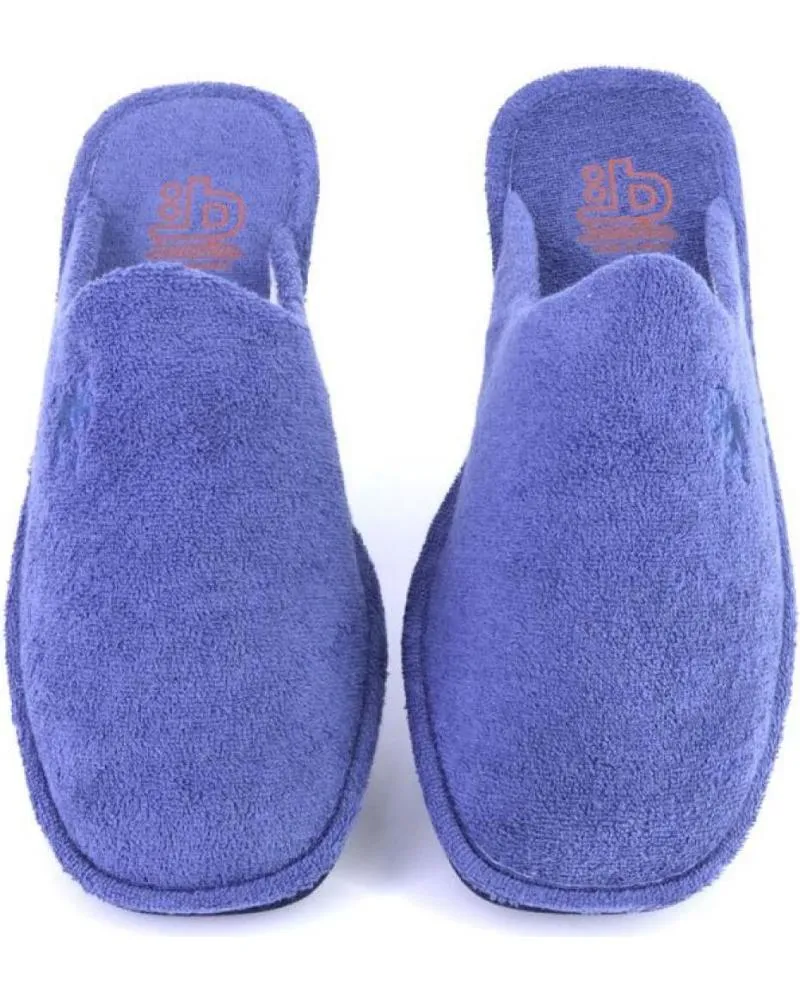 Calzado de casa BEREVERE  de Hombre 8803 ZAPATILLAS DE CASA DE HOMBRE  AZUL JEANS