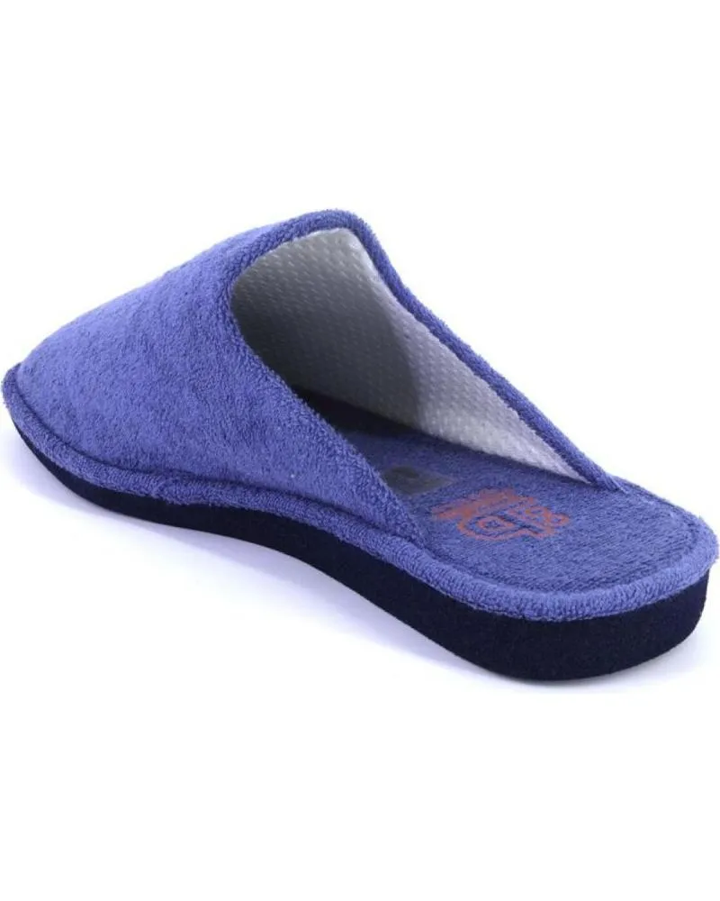 Calzado de casa BEREVERE  de Hombre 8803 ZAPATILLAS DE CASA DE HOMBRE  AZUL JEANS