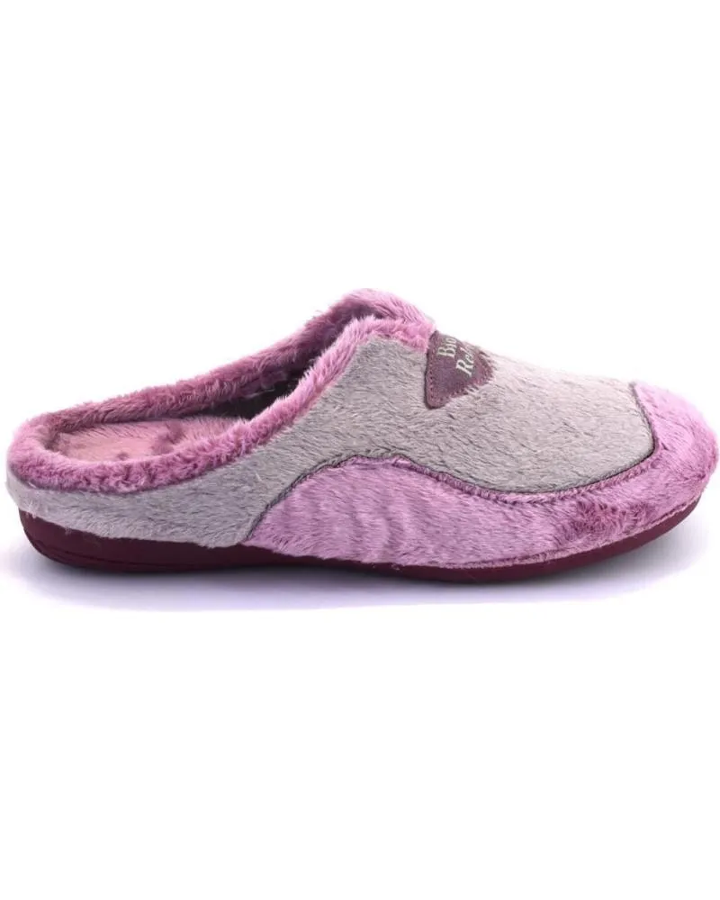 Calzado de casa COSDAM  de Mujer 13127 ZAPATILLAS DE CASA DE MUJER  PIEDRA