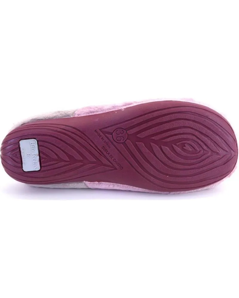 Calzado de casa COSDAM  de Mujer 13127 ZAPATILLAS DE CASA DE MUJER  PIEDRA