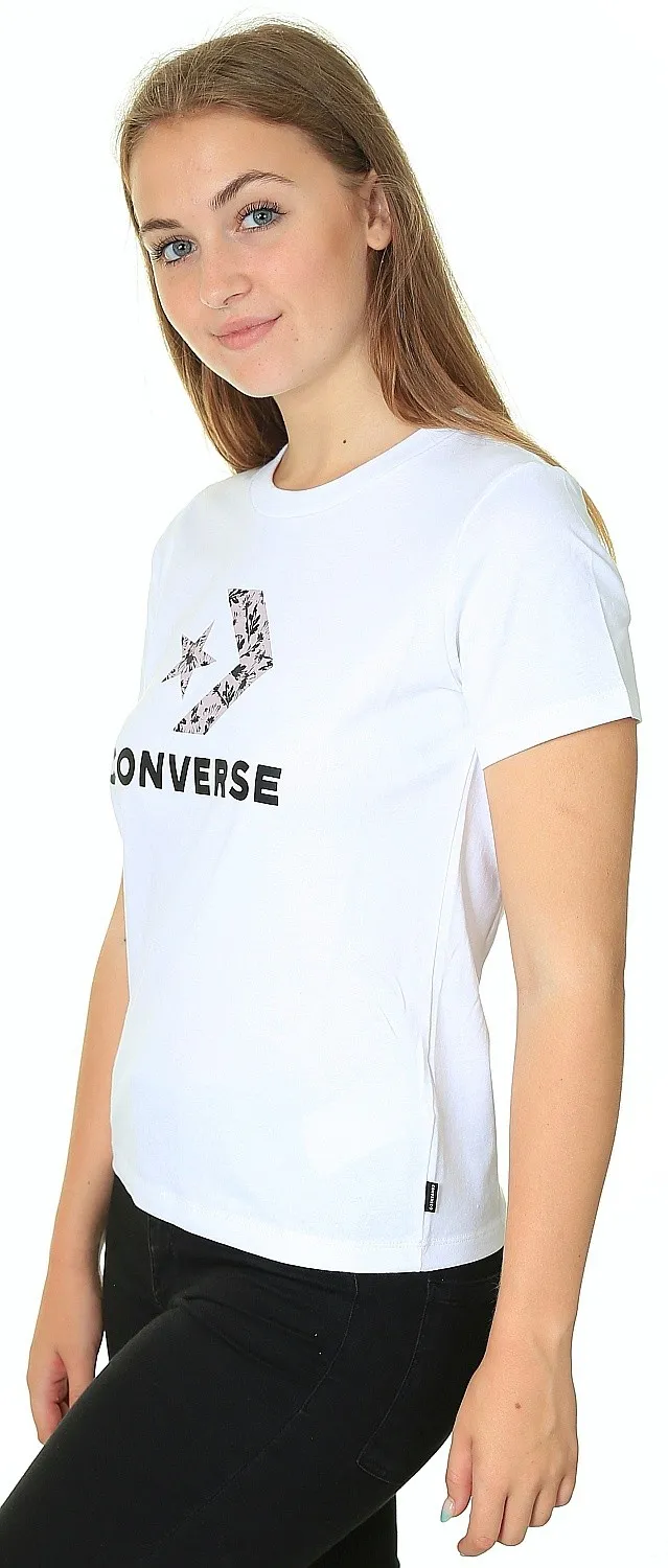 CAMISA CONVERSE FLORAL STAR CHEVRON GRAPHIC/10022558  A03/WHITE  WOMEN´S
