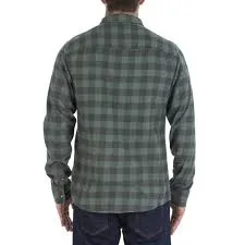 Camisa RIP CURL de Manga Larga franela Hombre ref.cshbu4 charcoal grey 0084 cuadros oscuros
