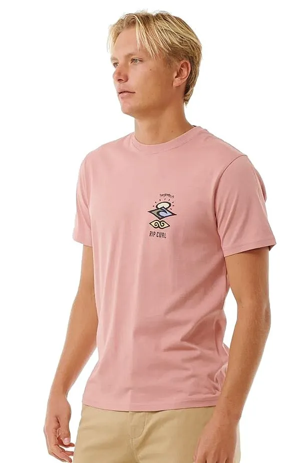 CAMISA RIP CURL SEARCH ICON  MUSHROOM  MEN´S