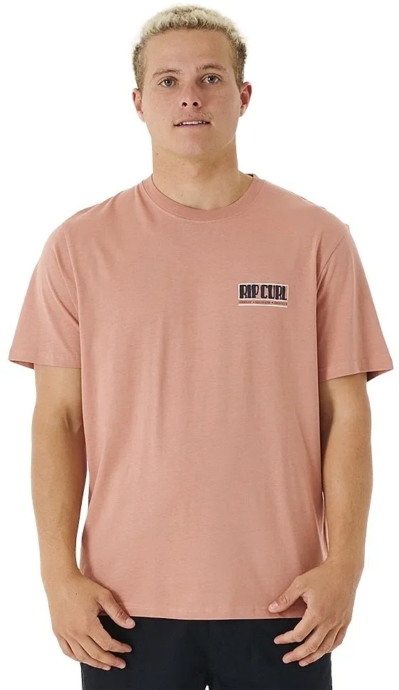 CAMISA RIP CURL SOUL ARCH  DUSTY ROSE  MEN´S