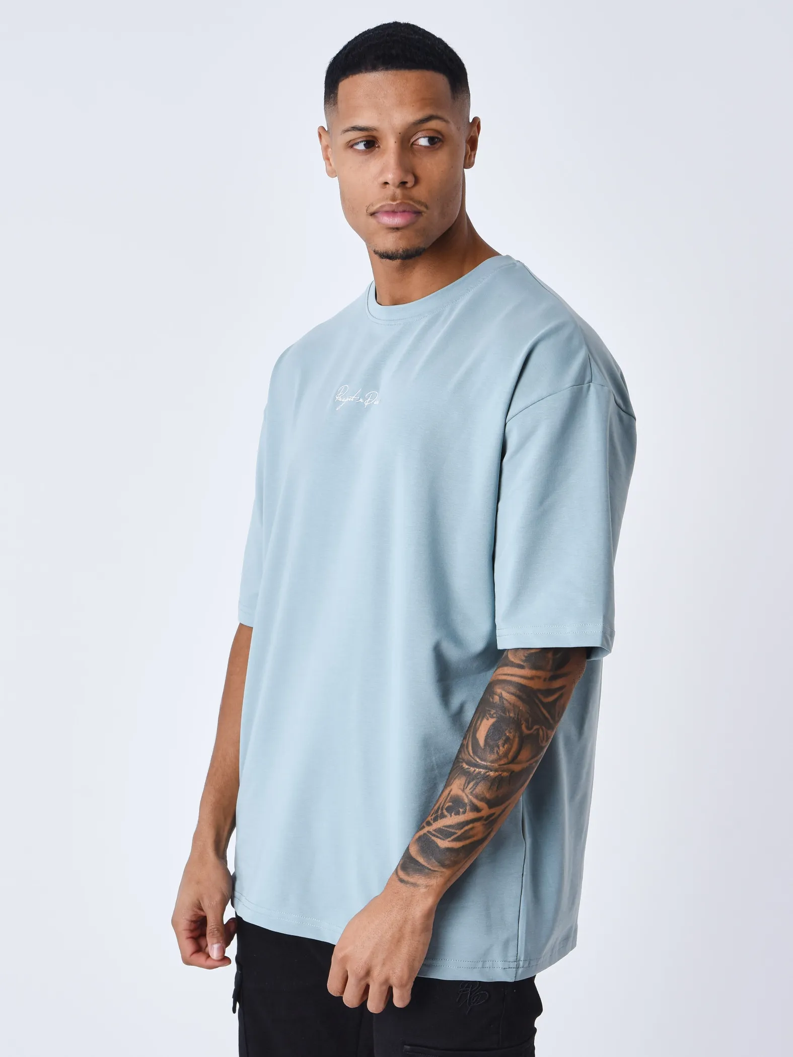 Camiseta con bordado de la firma Project X Paris