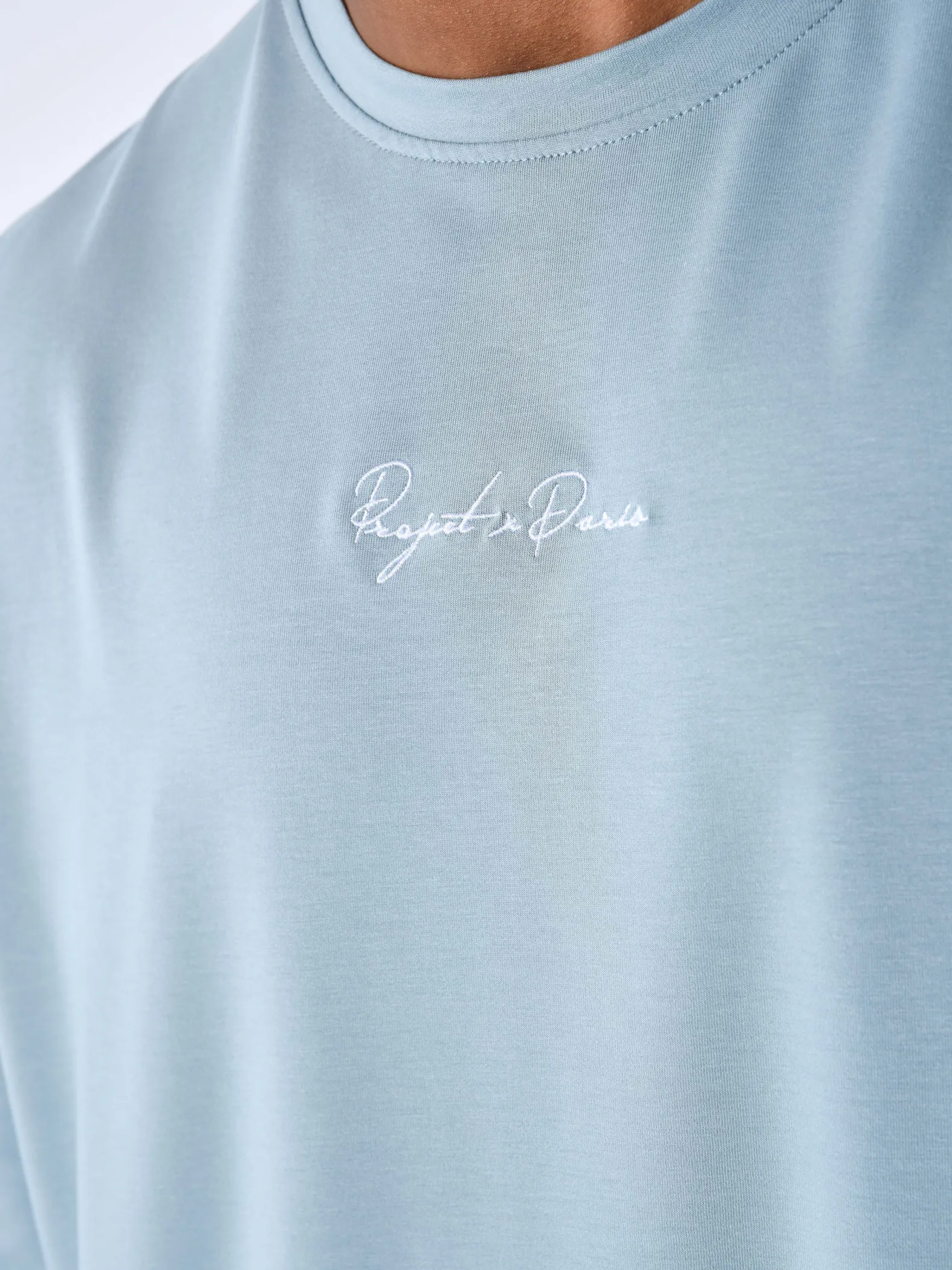 Camiseta con bordado de la firma Project X Paris