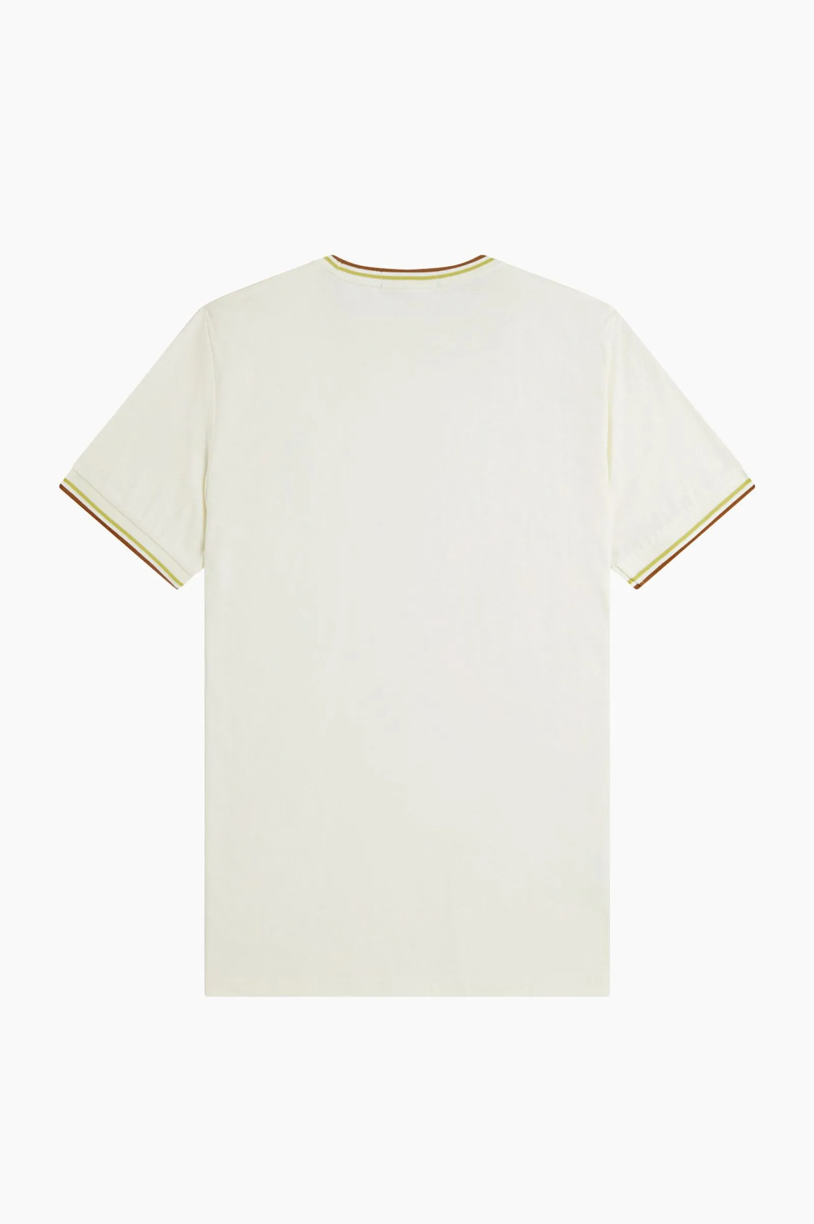 Camiseta con el ribete con dos franjas