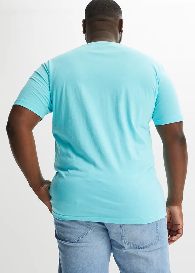 Camiseta con estampado gráfico informal y corte cómodo Azul marino con estampado gráfico