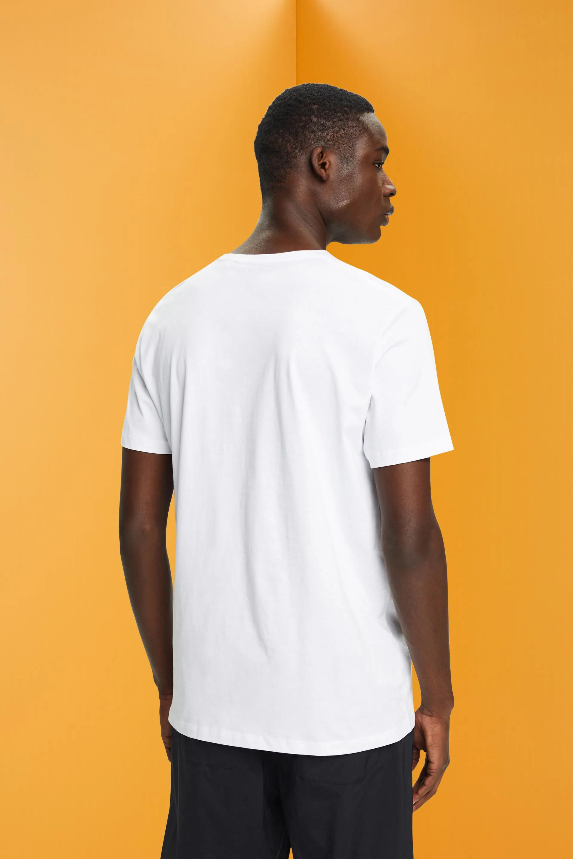 Camiseta de algodón con estampado frontal