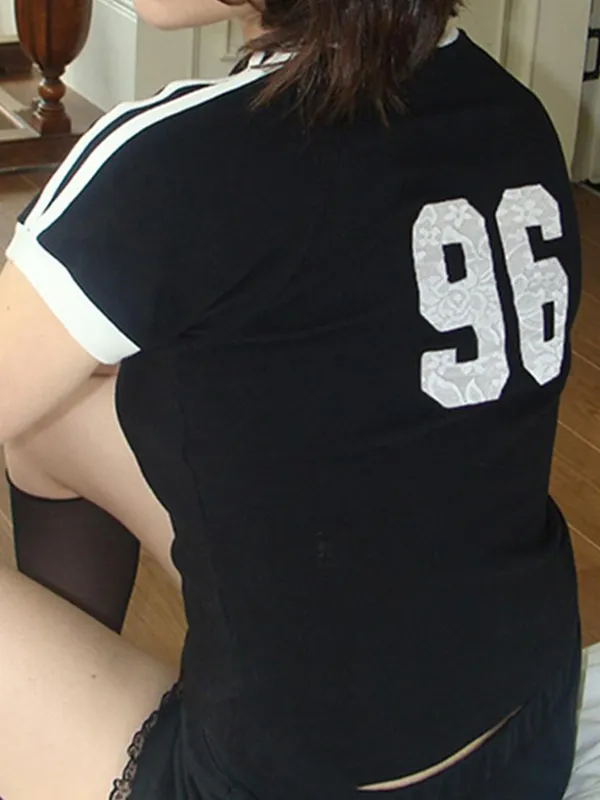 Camiseta de manga corta con estampado digital