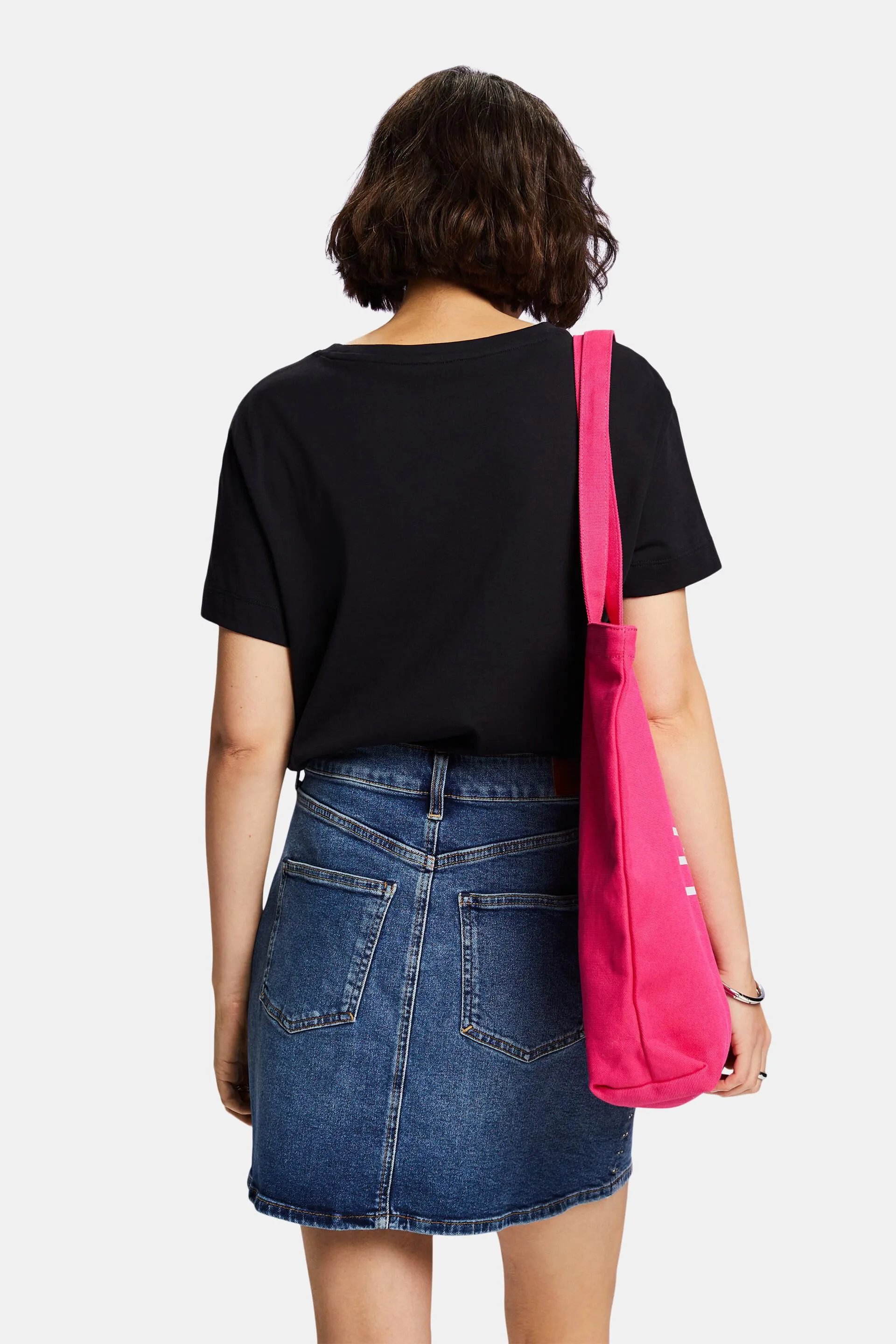Camiseta de punto con estampado por delante