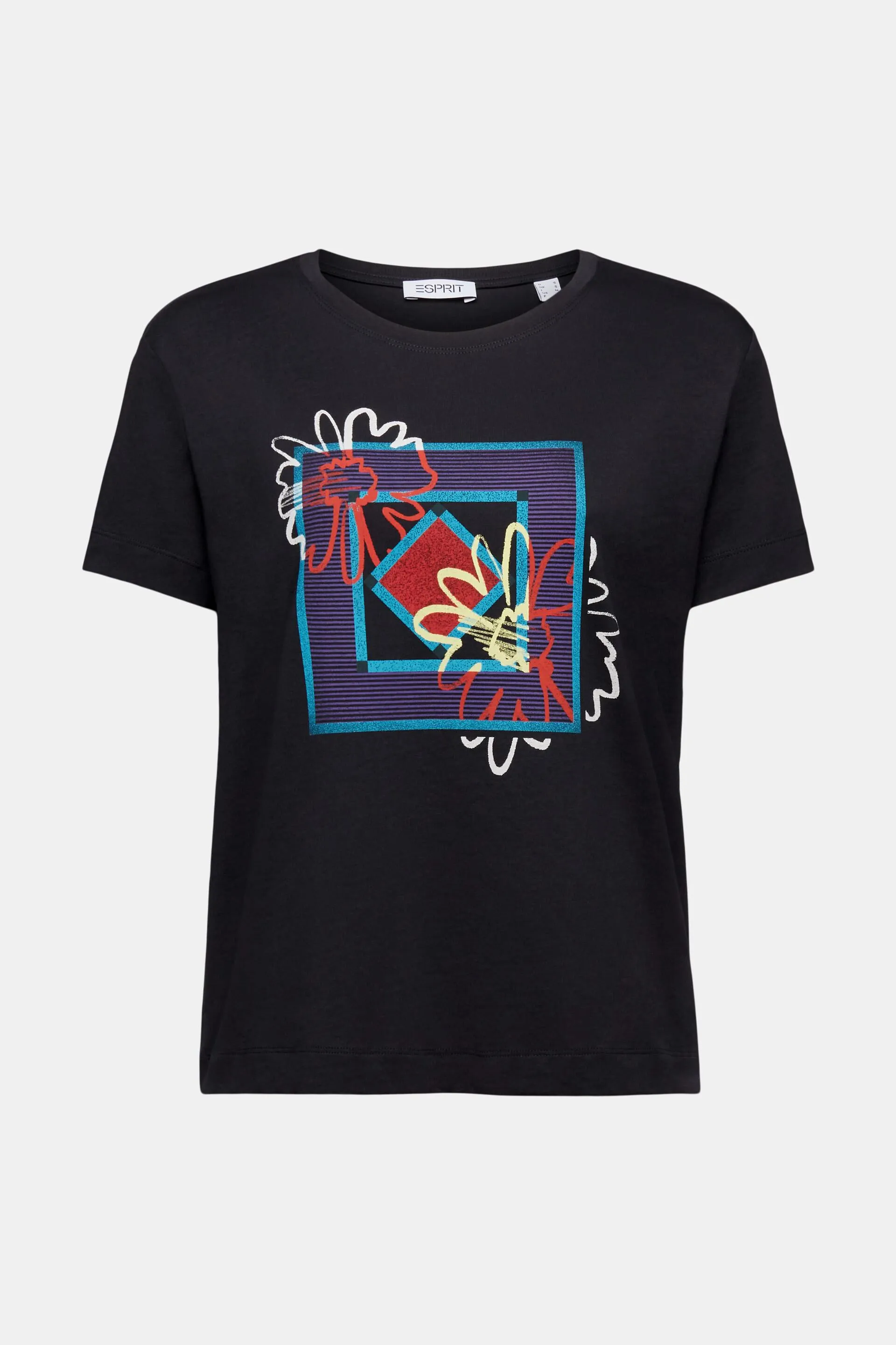 Camiseta de punto con estampado por delante