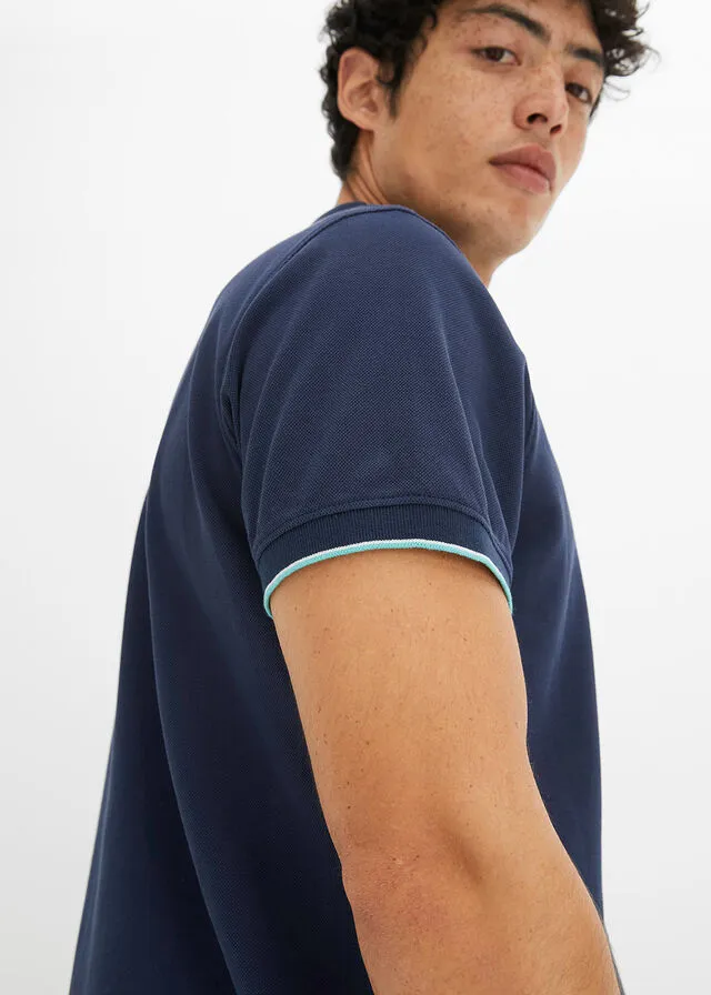 Camiseta de tipo polo Azul marino