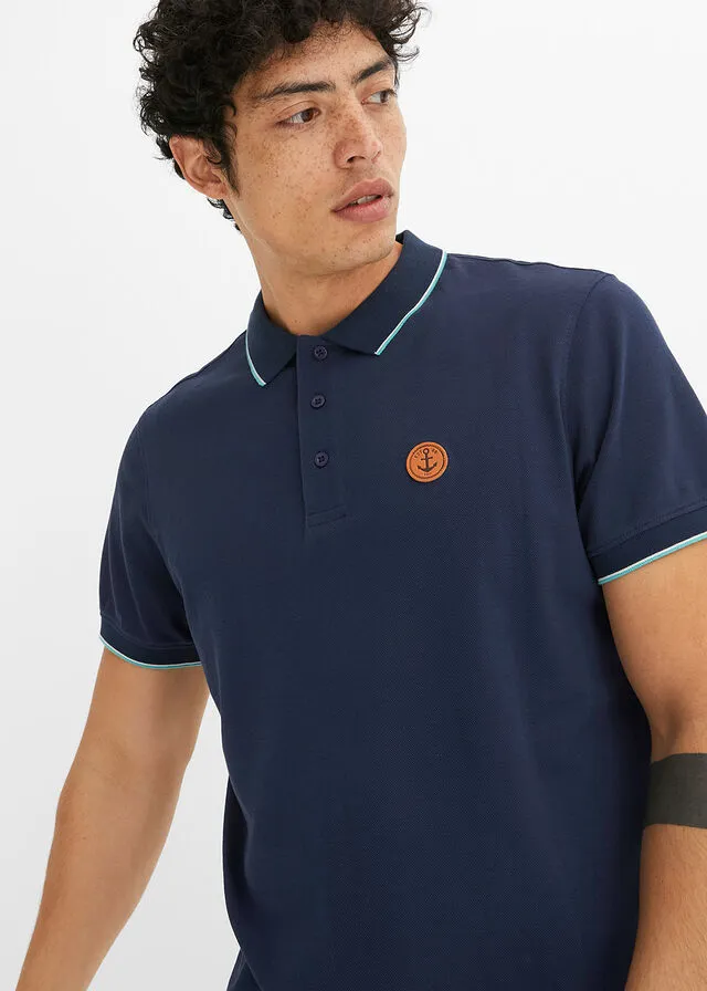 Camiseta de tipo polo Azul marino