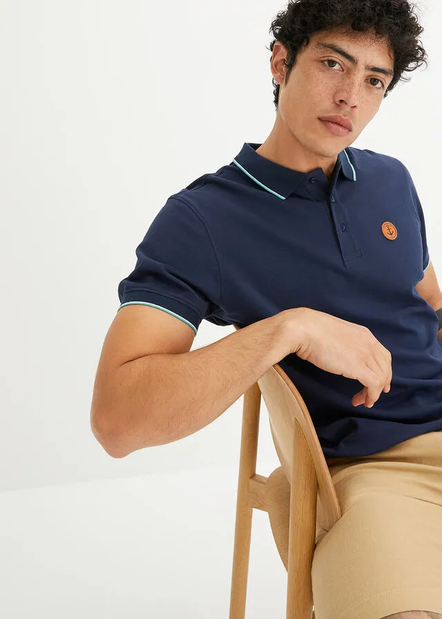 Camiseta de tipo polo Azul marino