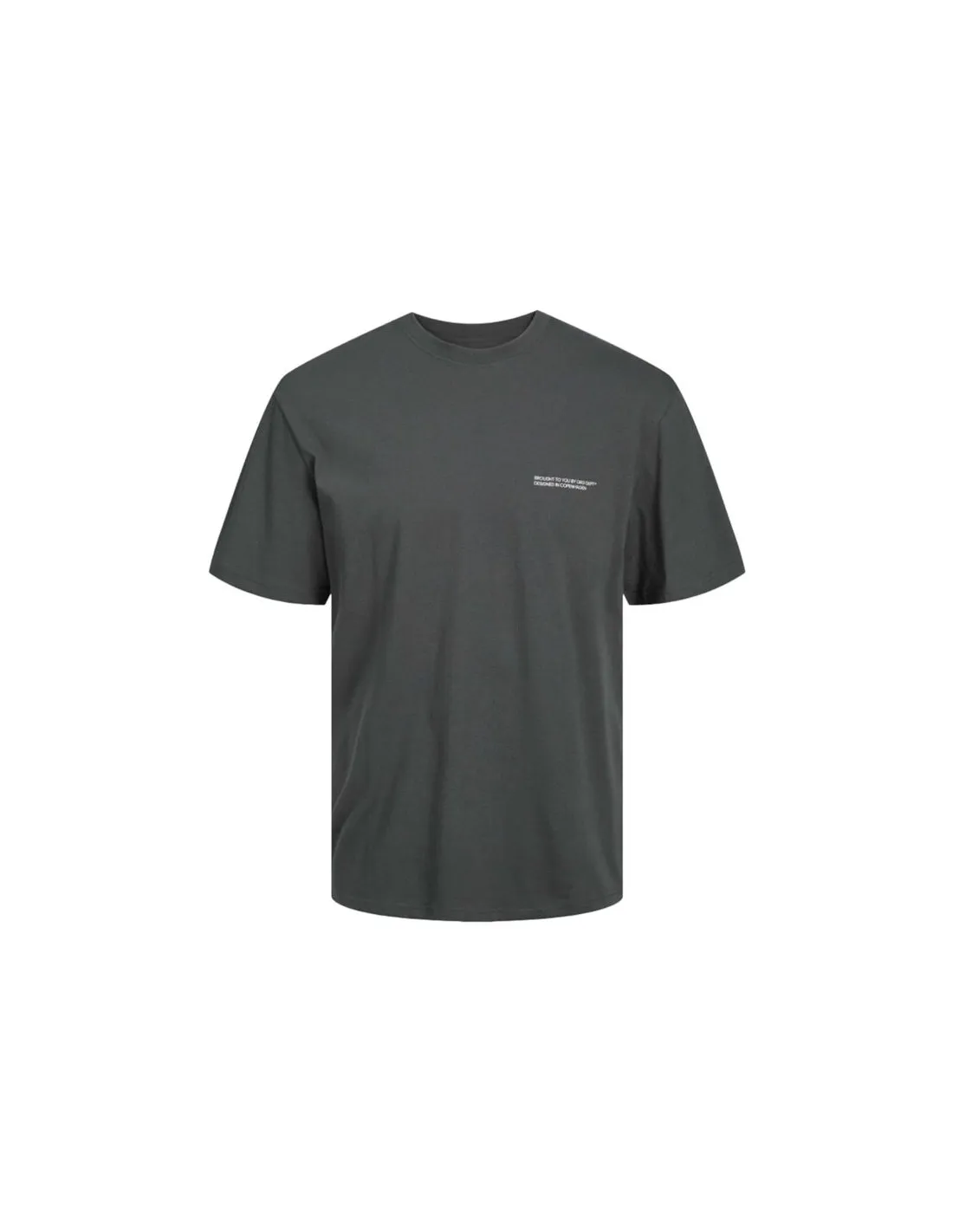 Camiseta Jack & Jones Jorvesterbro Back Tee Ss Crew Neck Sn Asphalt