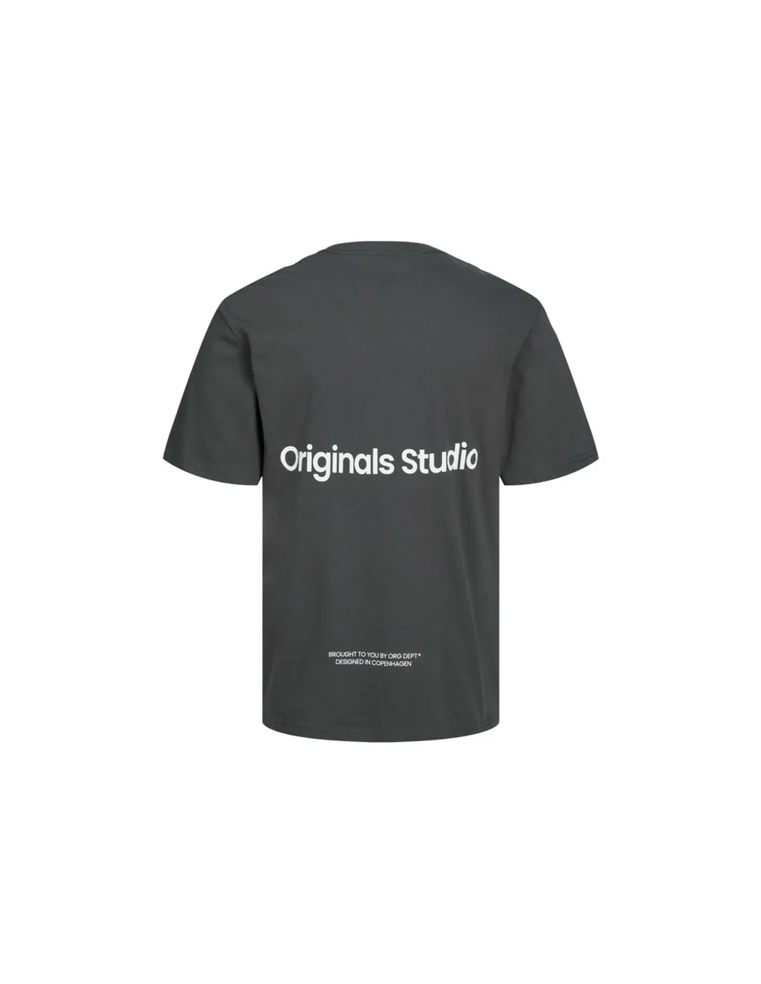Camiseta Jack & Jones Jorvesterbro Back Tee Ss Crew Neck Sn Asphalt