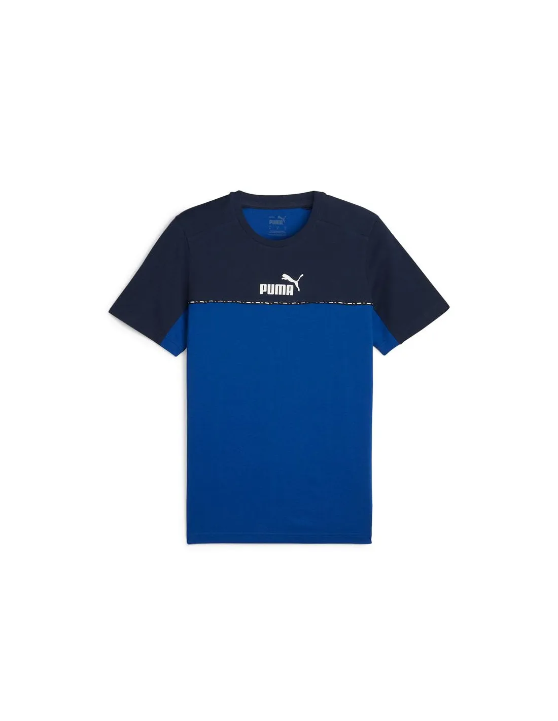 Camiseta Puma Essentials Block x TAPE Hombre Cobalto