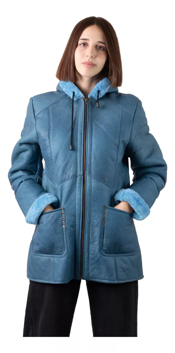 CAMPERA DE CUERO DE OVEJA DE MUJER  MODELO: 300