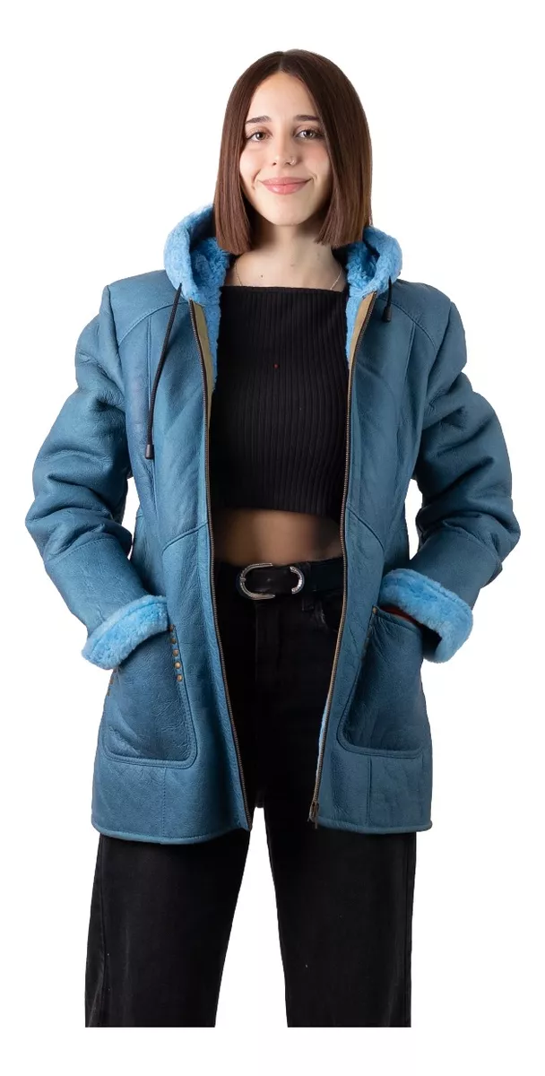 CAMPERA DE CUERO DE OVEJA DE MUJER  MODELO: 300