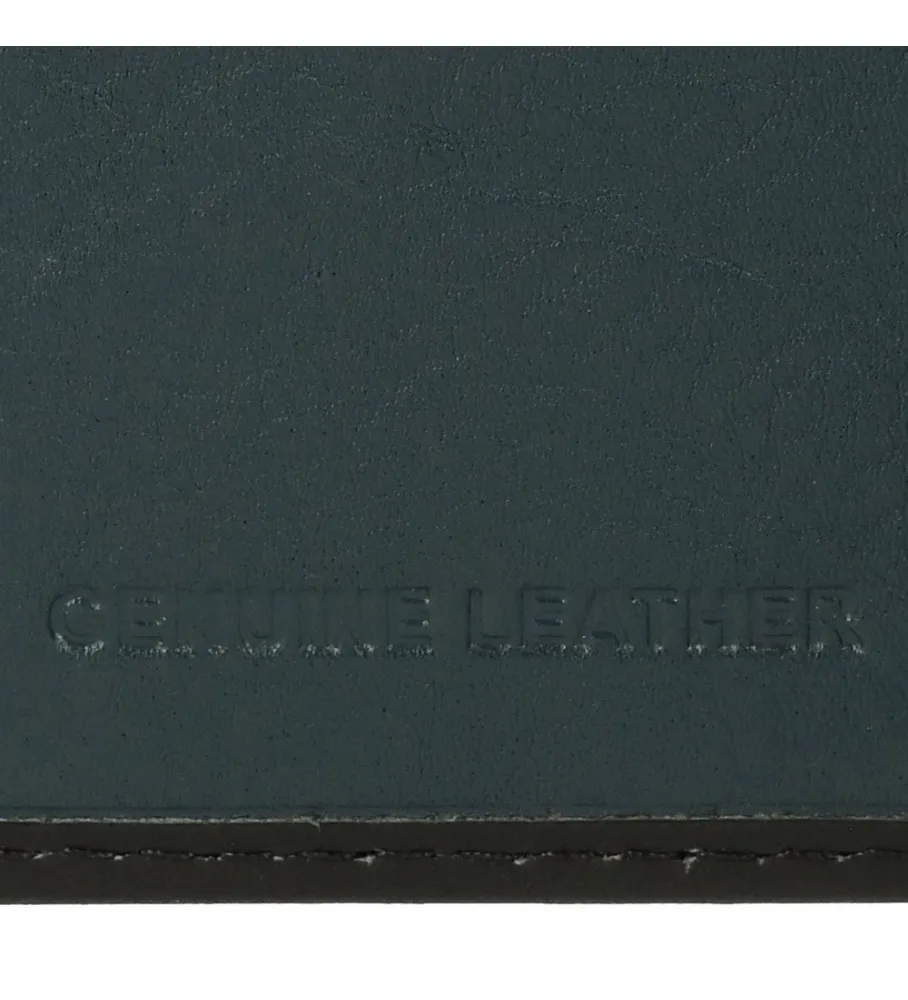 Cartera horizontal Division con cierre de click negro