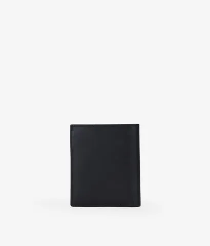 Cartera piel negra sin portamonedas