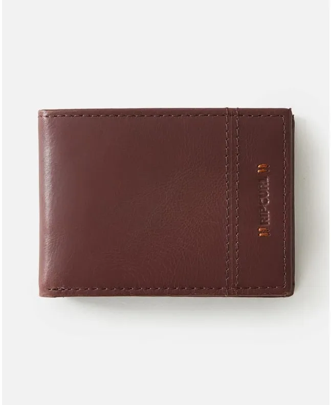 Cartera Rip Curl Stacked RFID Slim Tobacco
