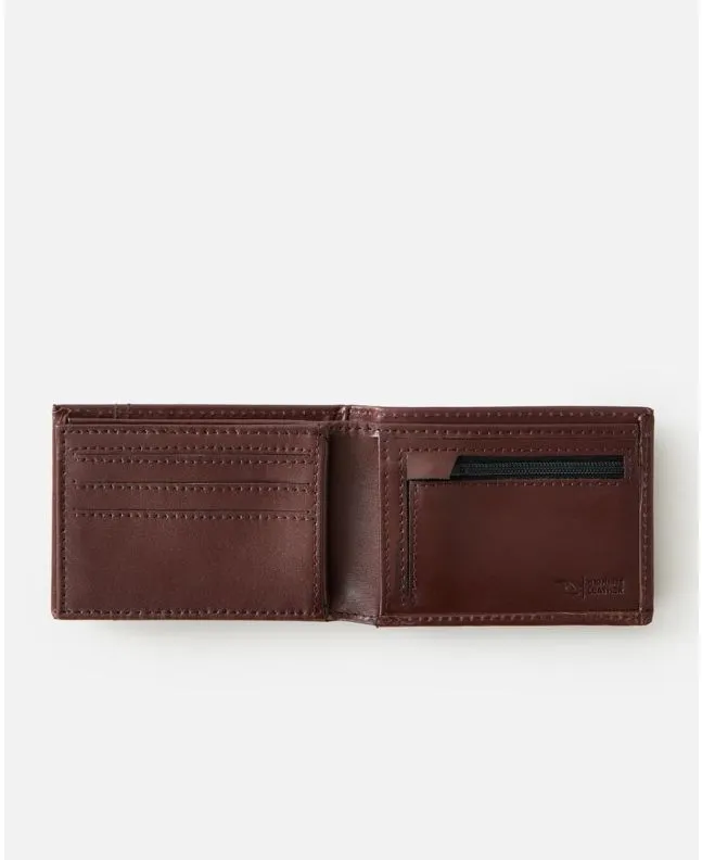 Cartera Rip Curl Stacked RFID Slim Tobacco