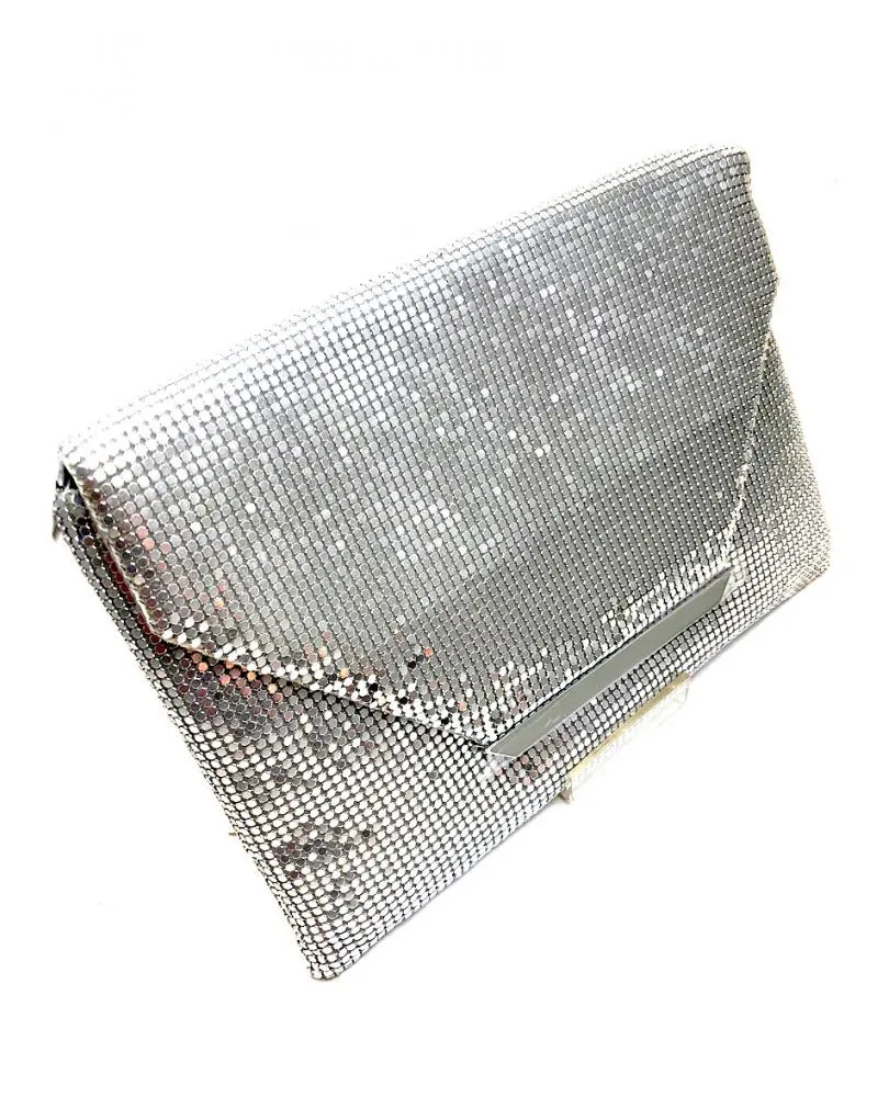 CARTERAS DE FIESTA Y NOCHE PLATEADAS PARA BODAS Y EVENTOS