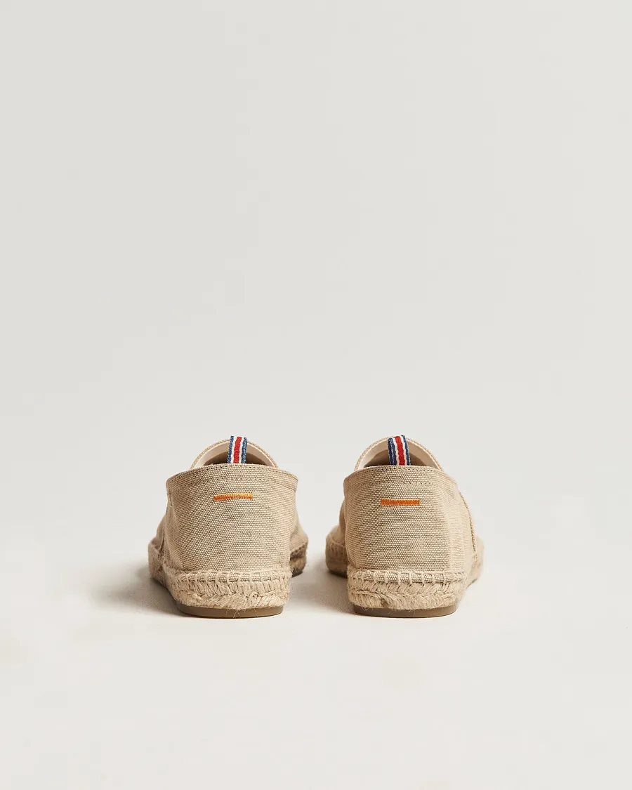 Castañer Pablo Washed Canvas Espadrilles Sand