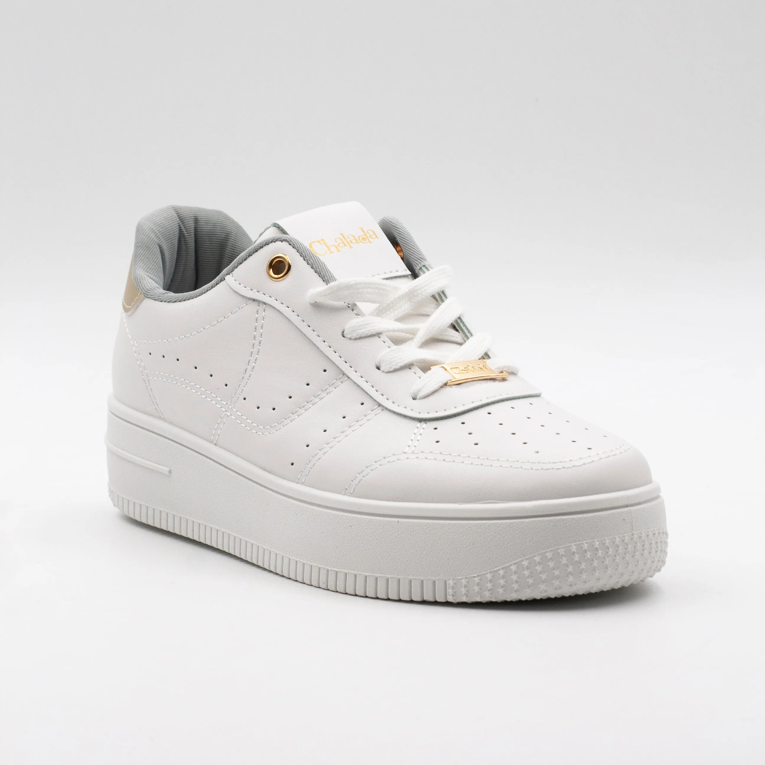 Chalada Zapatilla Urbana mujer con cordon color Blanco