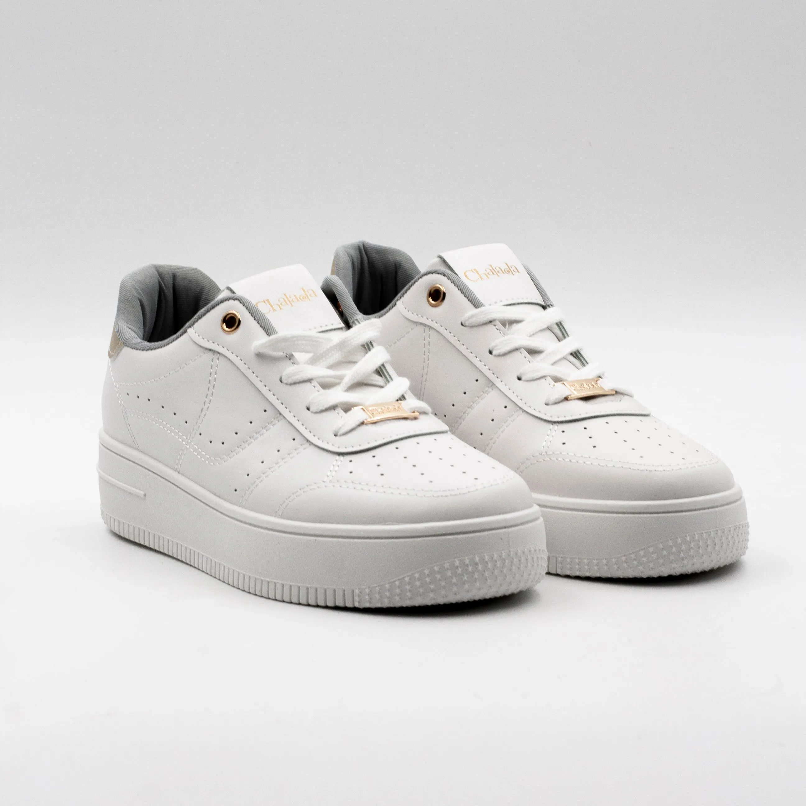 Chalada Zapatilla Urbana mujer con cordon color Blanco