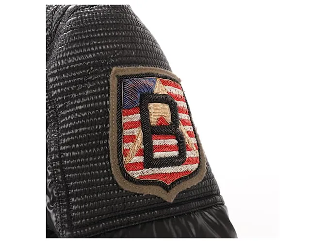 Chaqueta de moto negra Balmain de otoño en talla M (ajuste slim) W4HT812C642B 