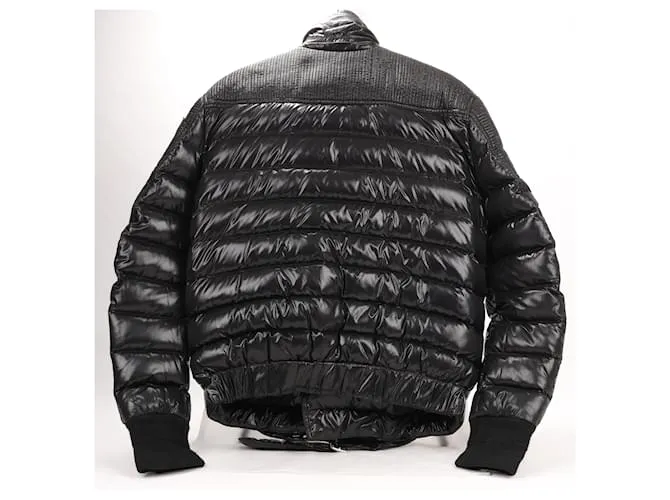 Chaqueta de moto negra Balmain de otoño en talla M (ajuste slim) W4HT812C642B 