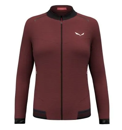 Chaqueta de senderismo Salewa PEDROC PL 2 JACKET (syrah) Mujer