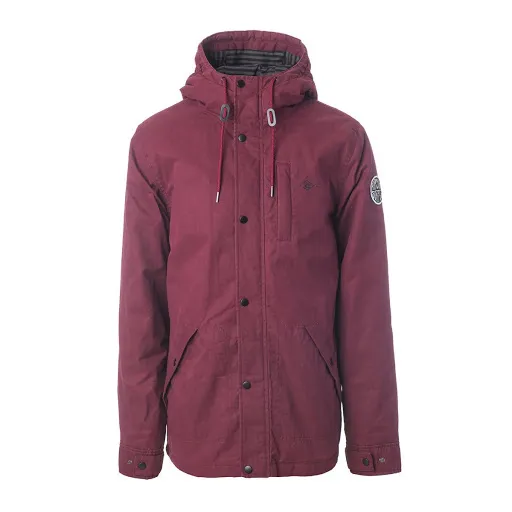 Chaqueta invierno Hombre Rip Curl Urbana con capucha cálidaGURU JACKET Ref. CJKDO4 Granate