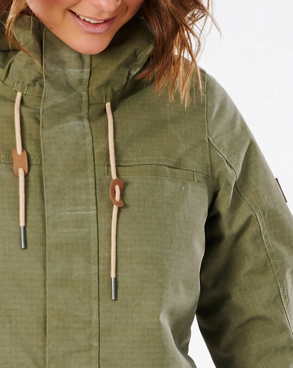 CHAQUETA RIP CURL ANTI SERIES SEEKER  OLIVE  WOMEN´S