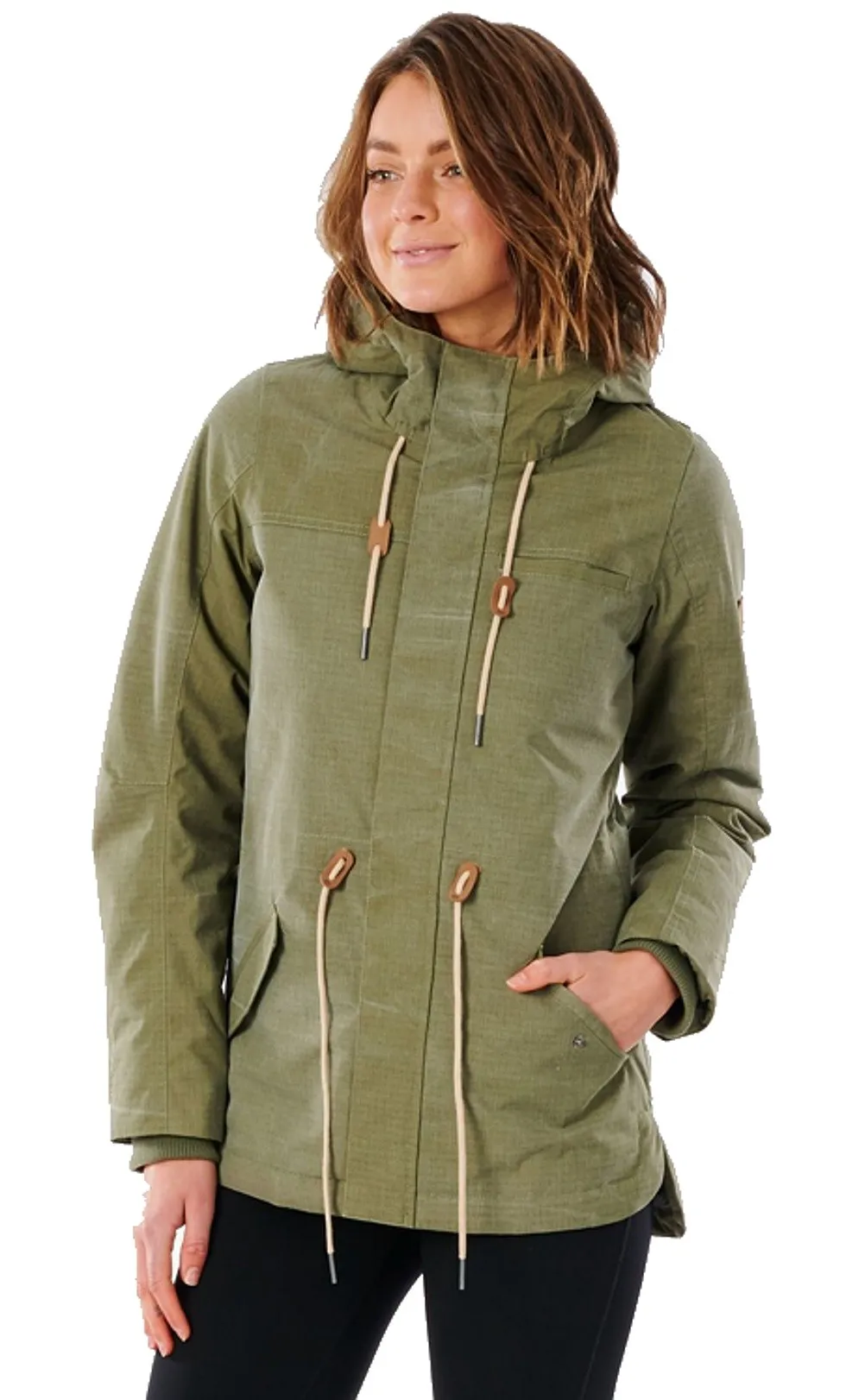 CHAQUETA RIP CURL ANTI SERIES SEEKER  OLIVE  WOMEN´S
