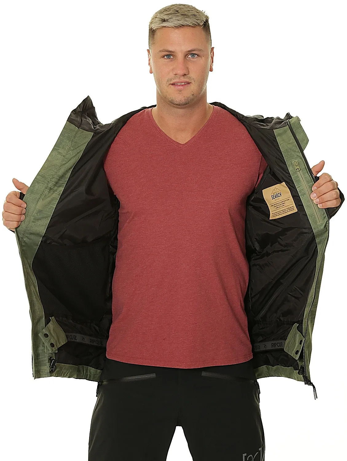 CHAQUETA RIP CURL SEARCH  LODEN GREEN  MEN´S