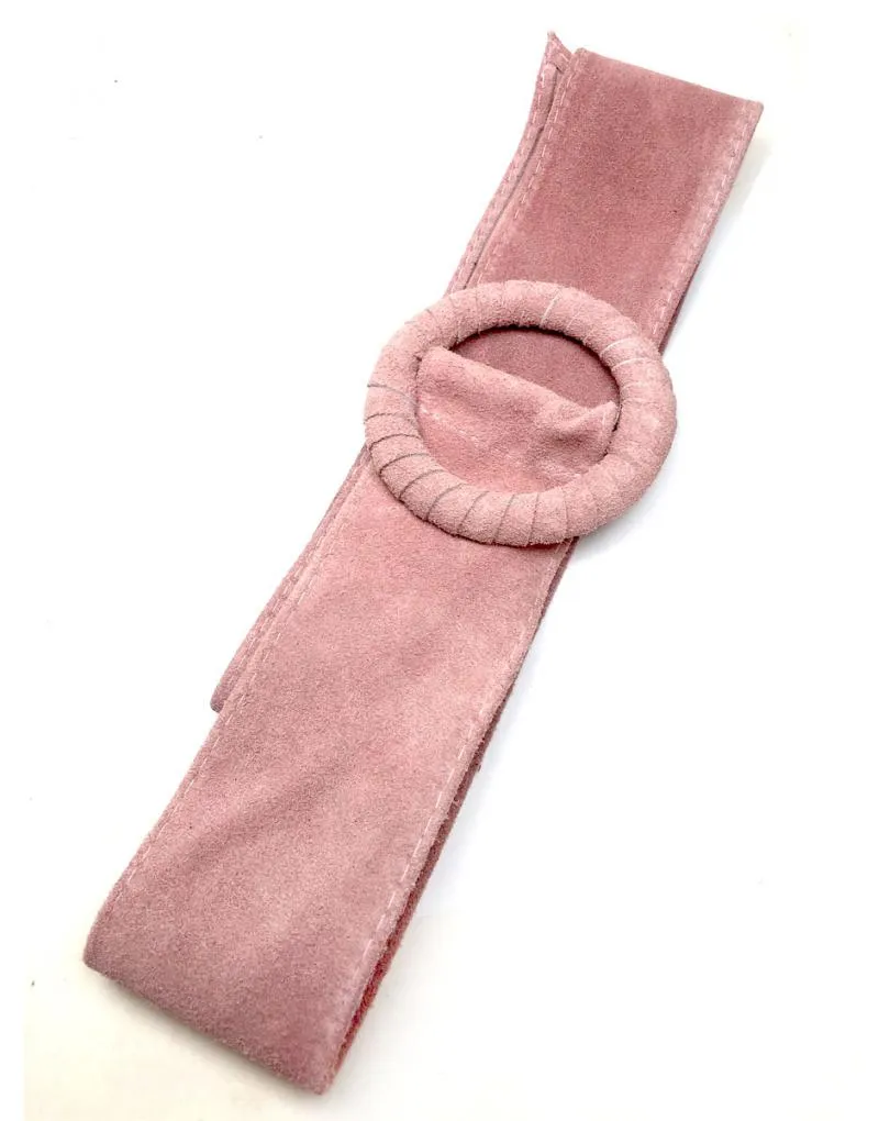 CINTURONES ANCHOS ROSAS TONO MAQUILLAJE DE PIEL SERRAJE