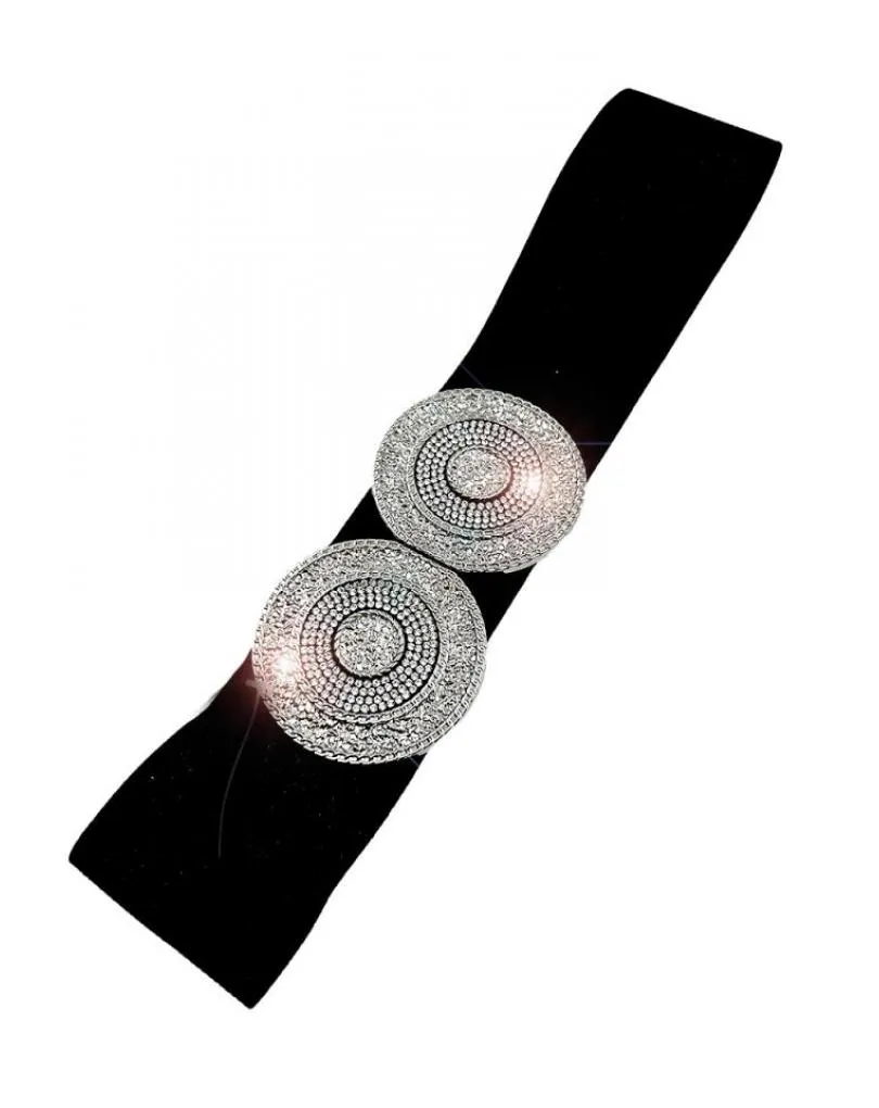 CINTURONES DE FIESTA NEGROS Y PLATEADOS PARA BODAS Y EVENTOS