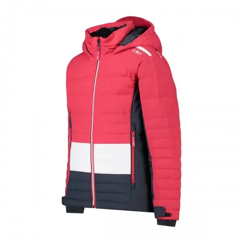 CMP Kid G Jacket Fix Hood Begonia