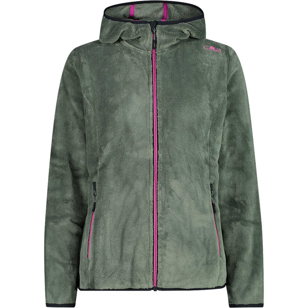 Cmp WOMAN JACKET FIX HOOD Forros Polares Montaña Mujer