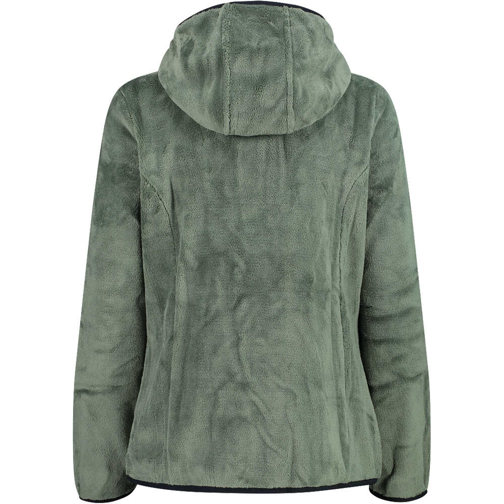 Cmp WOMAN JACKET FIX HOOD Forros Polares Montaña Mujer