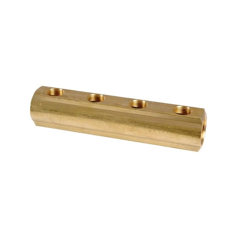 Colector simple con salidas rosca hembra 1/2  Giacomini R551 6 salidas
