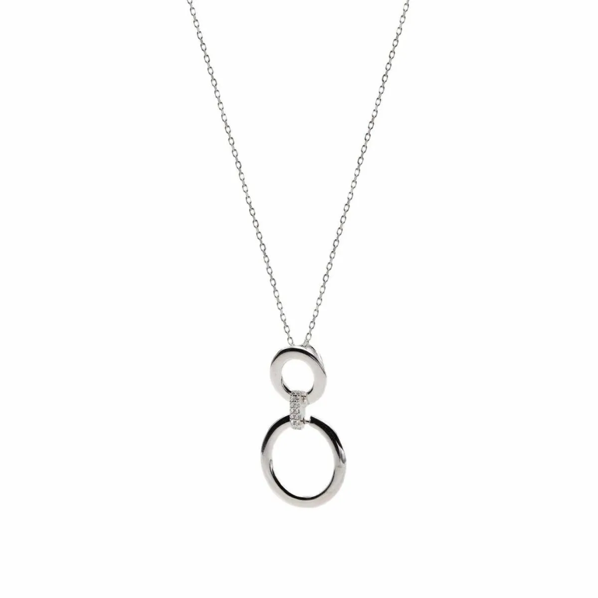 Collares con colgantes doble diseo circular