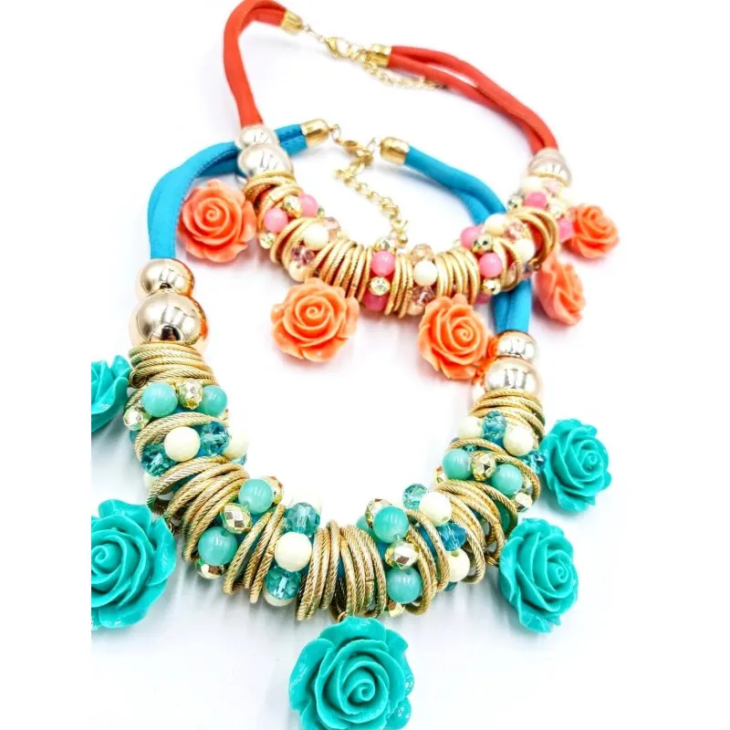 COLLARES ÉTNICO ROMANTIC  PACK 100  REF: CETR100