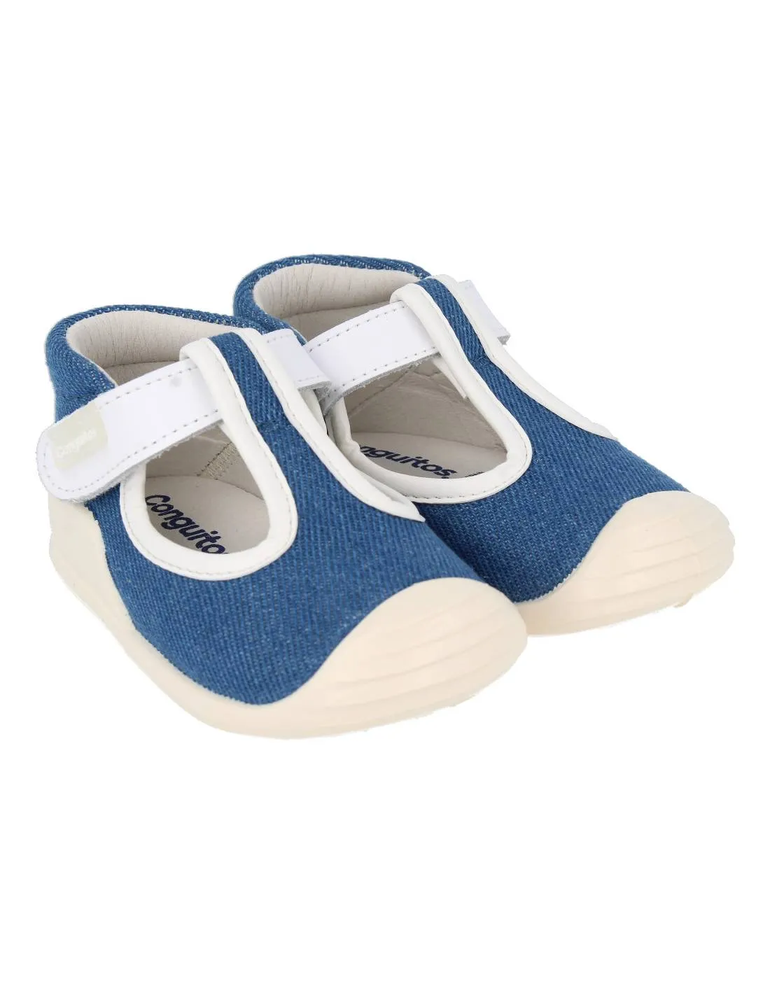 CONGUITOS  SANDALIA PIEL DENIM AZUL